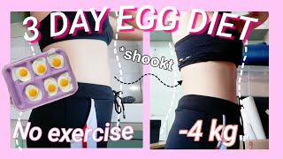 I FINALLY TRIED THE EGG DIET FOR 3 DAYS AND THIS HAPPEND |sherisseops