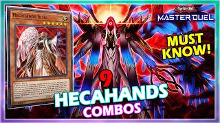 9 HECAHANDS MUST KNOW COMBOS IN YUGIOH MASTER DUEL