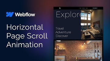 How to Create Horizontal Page Scroll Animation in Webflow