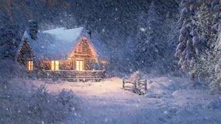 Freezing Blizzard Sounds for Sleeping | Howling Wind & Blowing Snow | Winter Storm White Noise