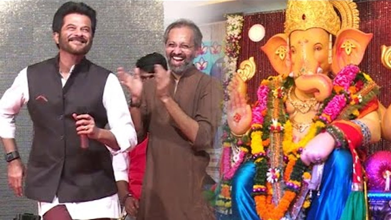 Anil Kapoors Tapori Dance At Andheri Cha Raja Ganpati 2016