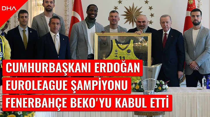 Cumhurbaşkanı Erdoğan, EuroLeague şampiyonu Fenerbahçe Beko'yu kabul etti