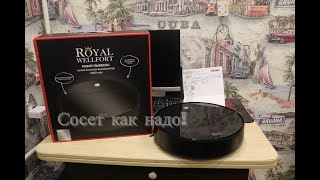 Робот пылесос Royal WELLFORT из магазина Магнит за 4999р Обзор.