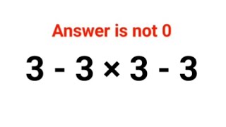 Celebrity 3 - 3 × 3 - 3 The answer is not 0. Many got it wrong! Ukraine Math Test #math #percentages #ukraine Net Worth