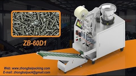 Screw Sorting Bagging Machine, Screw Auto Bagger with Counter