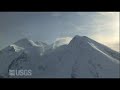 Redoubt Volcano: Aerial B-roll