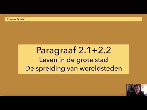 Aardrijkskundig - 2 havo/vwo - paragraaf 2.1 en 2.2 - methode BuiteNLand