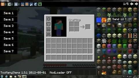 minecraft how to install toomanyitems 1.3.2 (HD)