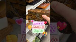 Love it, leave it, flip it: spoiler alert, I did come home with one of these items!