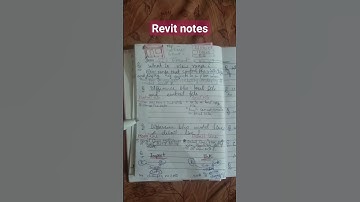 Shared parameters &project parameters #revit #Architecture #notes #drawing #purpose#shorts #video