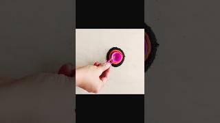 #blackcolourwow #relaxingvideos #satisfying #easyrangoli #homedecor #trending #ytshorts #creative