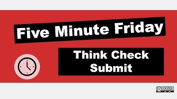 Think Check Submit Helps You Find the Right Journal for Your Research | Five Minute Friday