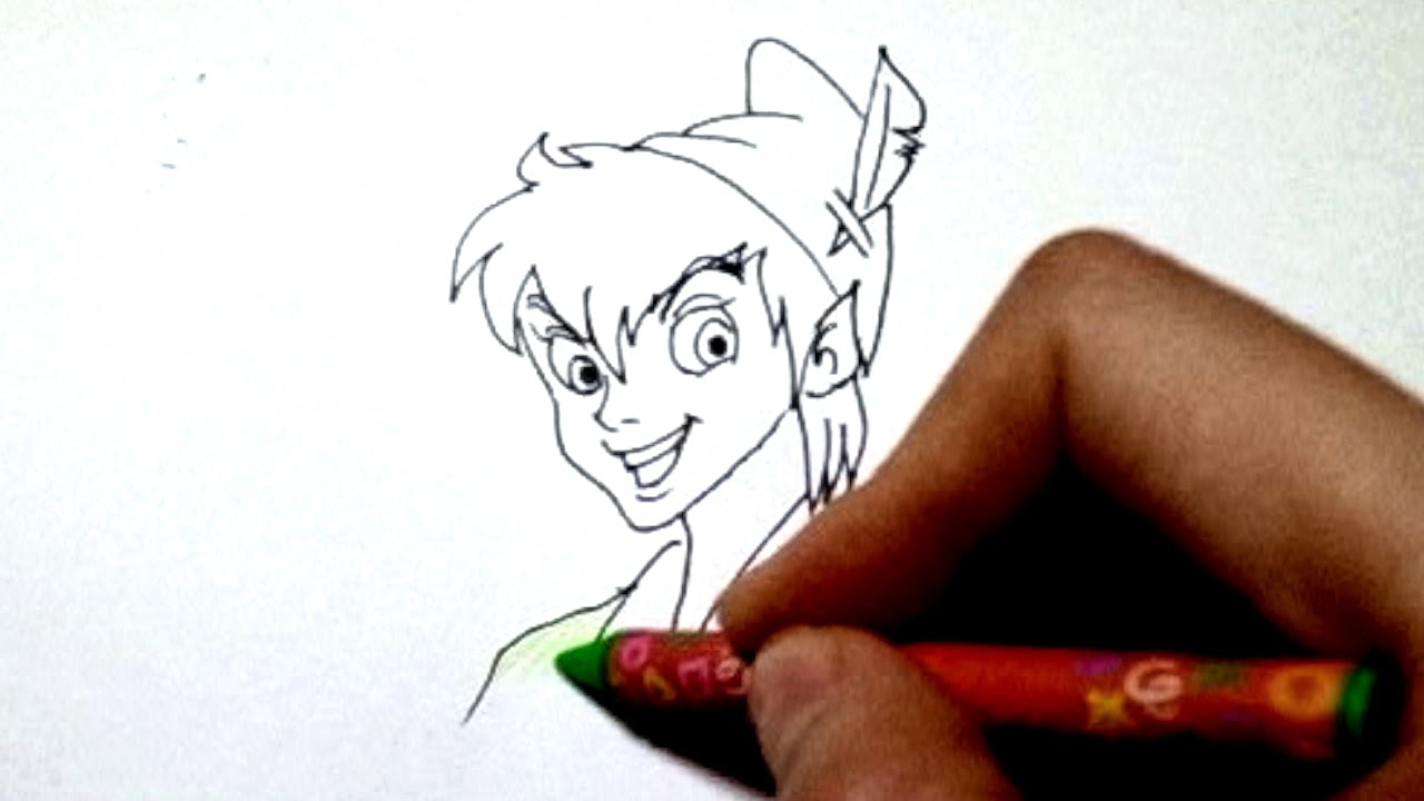 Drawing Peter Pan ディズニーキャラクターのお絵描きピーターパン Pipo Kids ピポキッズ How To Draw Peter Pan Disney Youtube
