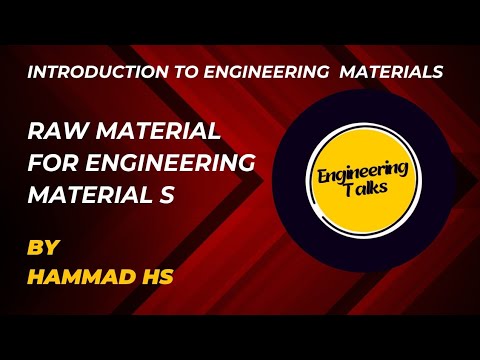 | Raw Material For Engineering Materials | @EngineeringTalksHMD | - YouTube