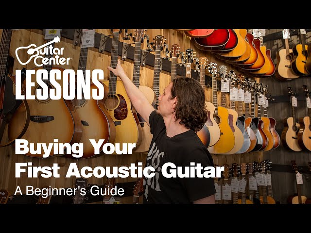 Buying Your First Acoustic Guitar (5 Things You MUST Consider) | A Beginner's Guide class=