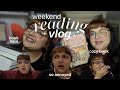 a REALISTIC weekend reading vlog | only reading from my fall tbr + book haul🍂☕️📖