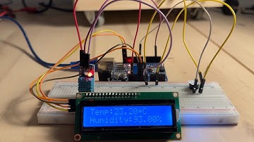 Arduino Project with LCD, DHT11 and Buzzer (Arduino Simple Project#1)