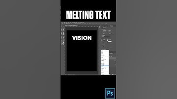 Melting text effect in photoshop (EASY)
