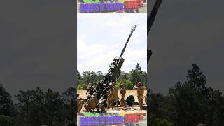U.S. Brigade Combat Team fire a M777 120mm Howitzer