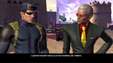 King of Fighters XIV - Heidern vs Oswald (Story Intro)(DLC)