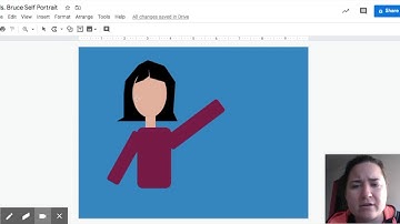 Digital Self Portrait on Google Drawings