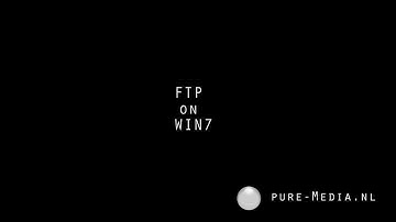 how to use FTP on a windows 7