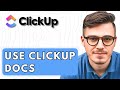 How To Use ClickUp Docs [2026 Guide]