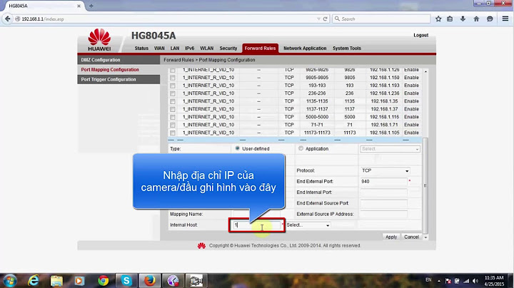 Hướng dẫn cài đặt cameraddns trên modem huawei