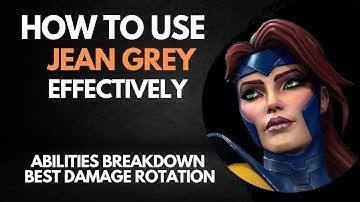 How to use Jean Grey Effectively |Abilities breakdown + easy Damage Rotation| - mcoc
