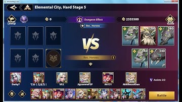 Infinite Magicraid - Elemental City - Hard Stage 5