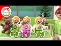 Playmobil Film - Mia, Paul und Alex beim Impfen - Familie Hauser Spielzeug Kinderfilm