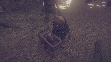 Nier: Automata Route B - The Forest Kingdom: "128 Years Ago" "His Majesty Is Dead" Child Cutscene