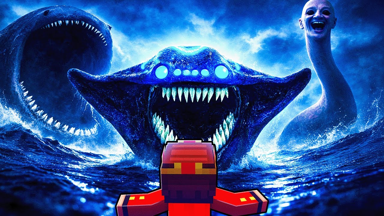 Alle Minecraft-MEERESMONSTER in einem Video!
