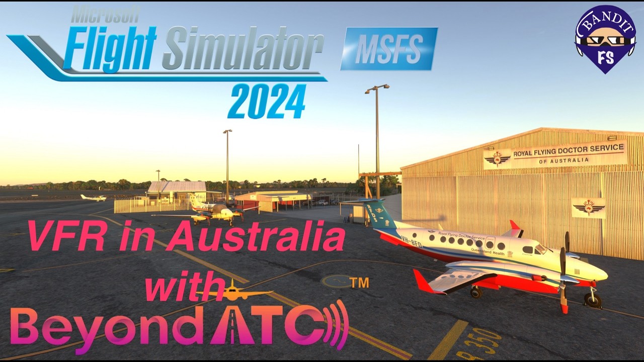 MSFS 2024 | VFR Flying in Australia with Beyond ATC | Carenado B200 ...