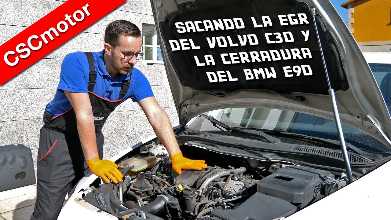 Sacando la EGR al Volvo C30 y la cerradura al BMW E90