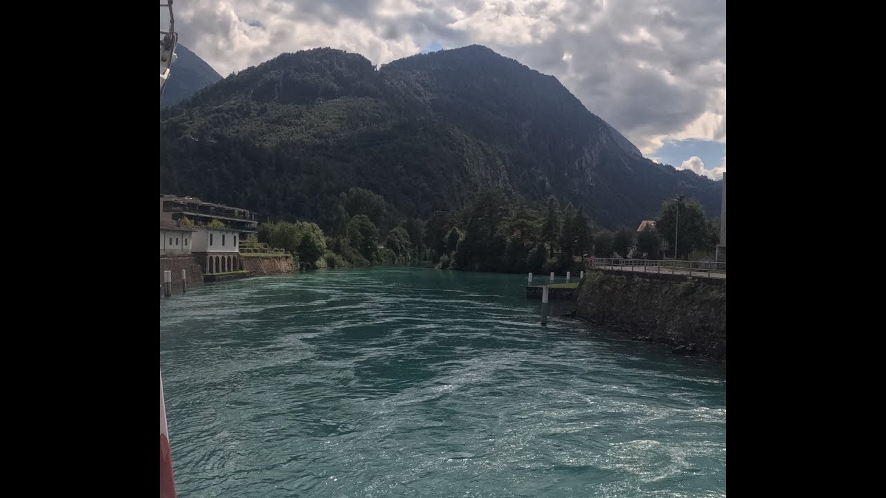 Interlaken to Thun, Aare Canal, Steamship Blümlisalp