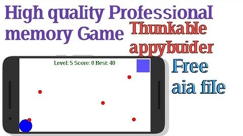 How to make Game in Thunkable appybuider in hindi अब प्रोफेशनल गेम बनाएं