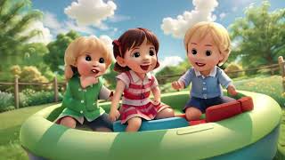 Round and round the garden we go | CocoPikachu Nursery Rhymes & Kids Songs screenshot 4