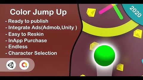 Color Jump Up(Unity Game+Admob+iOS+Android)