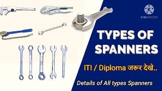#spanner #types_of_spanner  #iti Types of Spanners