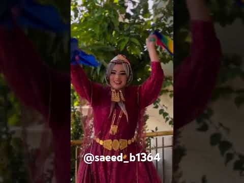 رقص زیبای ترکی قشقایی بالباس رنگ شرابی Duet Dance لباس عروس ایران Wedding