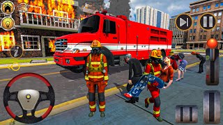 ACİL İtfaiye Sürüş & Simülatör Oyunu || 911 Rescue Fire Truck Games 3D - Android Gameplay screenshot 1