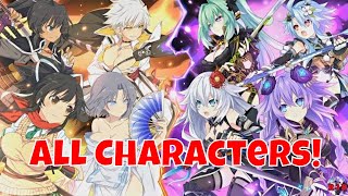 Neptunia X Senran Kagura Ninja Wars - All Characters and Bios! (Discord Request by Ultra Neptune)