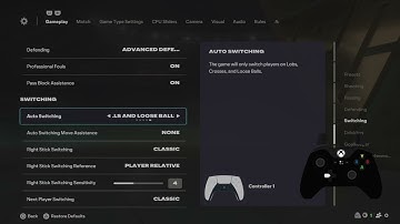 FC26 ( FIFA 26 ) - How to Change Auto Switching Player Mode