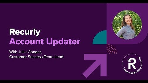 Recurly Account Updater