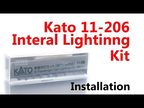 Kato N Gauge Lighting Installation