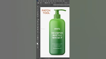 How to remove text using Patch tool in Photoshop | #cimedia