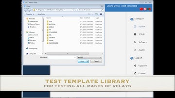 K3163i Kingsine relay test kit - test Micom P444 distance relay