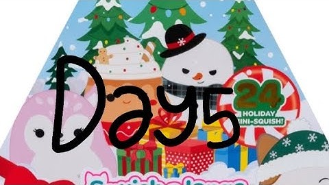 [PG] T.E.A.M Studios Squishmallows Squish-a-longs Advent Calendar Daily Unboxings Day 5