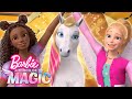 Barbie a touch of magic   40 minute barbie netflix compilation  fun barbie moments